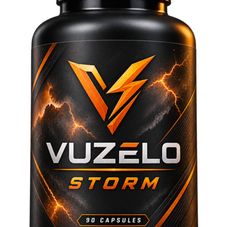vuzelo-storm Vuzelo Storm 90-capsule men’s wellness supplement bottle