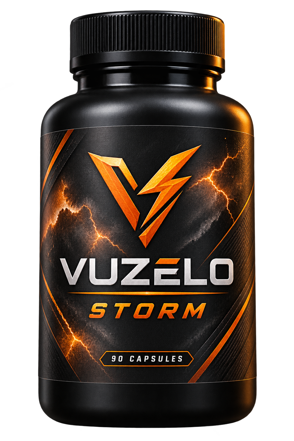 Vuzelo Storm supplement bottle